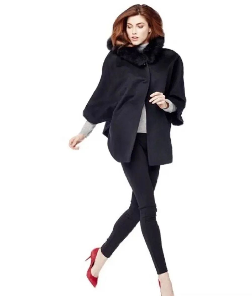DVF Diane Von Furstenberg Black SweetHeart Elastic Waist Legging Pants Women’s 6